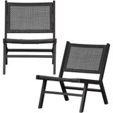 WOOOD Exclusive fauteuil Puk (set van 2)