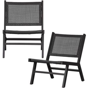 WOOOD Exclusive fauteuil Puk (set van 2)