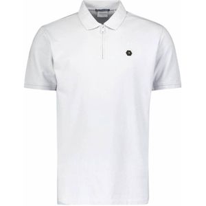 No Excess polo met logo wit