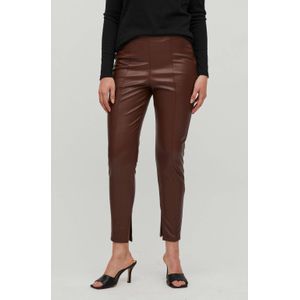 VILA gecoate legging VIDAGMAR bruin