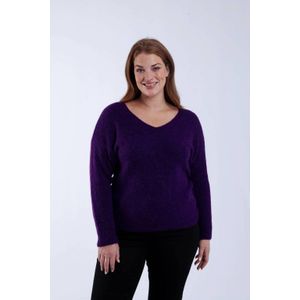 Paprika pullover donkerpaars