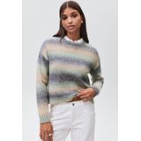 MANGO TEEN trui groen fijn gebreid