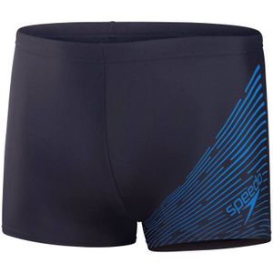 Speedo zwemboxer Medley Logo donkerblauw/blauw