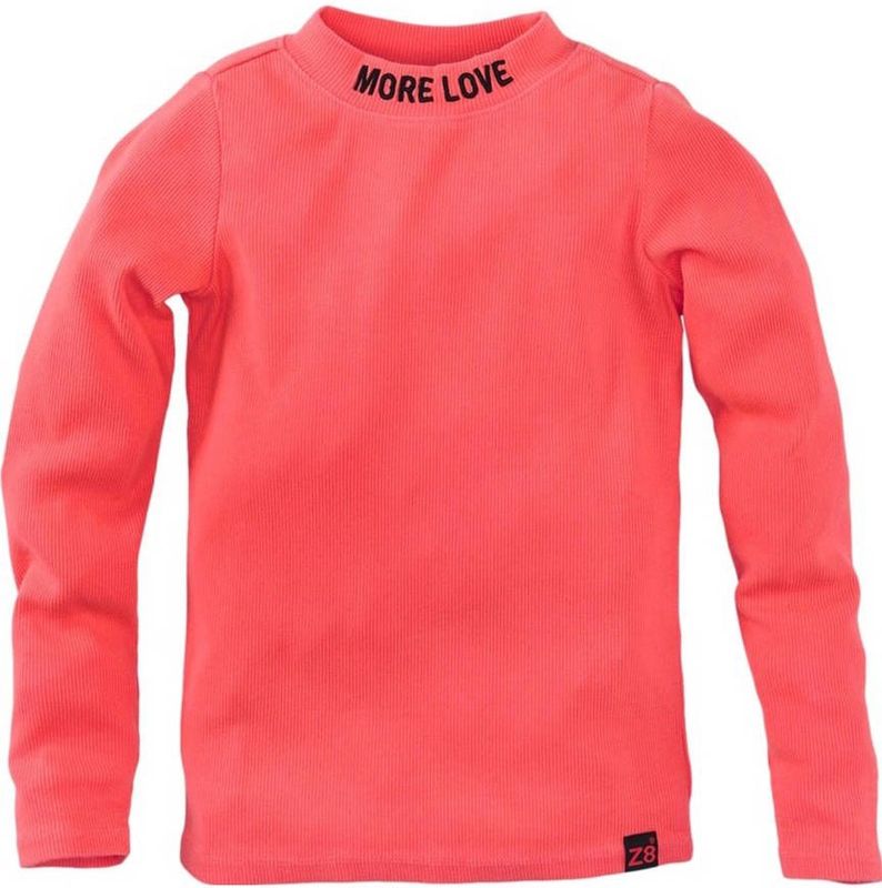 Z8 kids longsleeve Isalie koraalrood