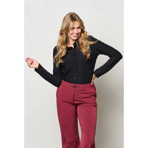 Andcowoman - Lotte Jacquard - Blouse - Black - Jersey Jacquard Kwaliteit