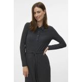 Mamalicious - Elly Maternity - Lange Mouw Jurk - Midi Lengte - Bodycon Pasvorm