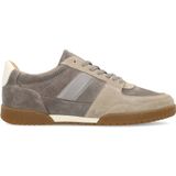Manfield - Sneakers - Grijs - Suède - Heren
