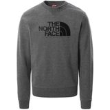 The North Face sweater Drew Peak Crew Light met logo grijs