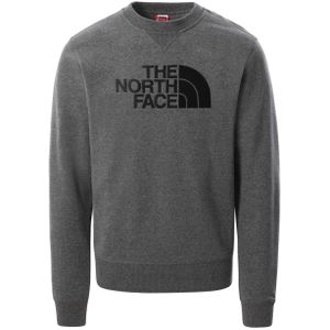 The North Face sweater Drew Peak Crew Light met logo grijs