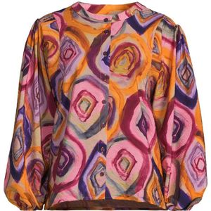 NED blouse Renske met all over print multi