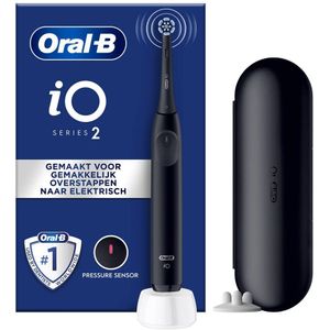 Oral-B iO2 Gift Edition - Elektrische Tandenborstel - Zwart - 100% Schonere Tanden
