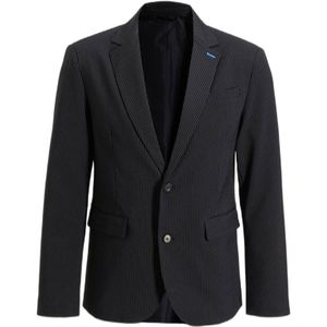 Mexx gestreept regular fit colbert navy