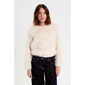 Cache Cache imitatiebonten jas ecru