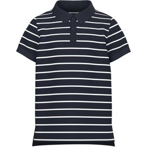 NAME IT KIDS gestreepte polo NKMVOLO donkerblauw/wit