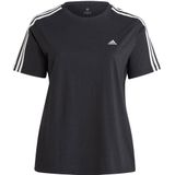 adidas Sportswear Plus Size sportshirt zwart/wit