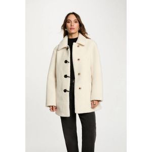 Morgan - Tussenmantel - Beige - Klassieke Mantel - Normale Pasvorm