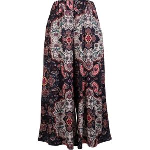 Zoey wide leg high waist casual broek multi