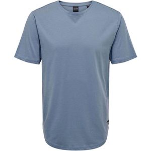 ONLY & SONS oversized T-shirt ONSMATT blauw