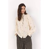 Regular fit overhemdblouse met opstaande kraag, model 'VIBEN'