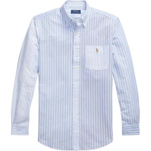 POLO Ralph Lauren gestreept regular fit overhemd blue funshirt