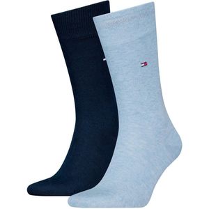 Tommy Hilfiger sokken - set van 2 donkerblauw/lichtblauw