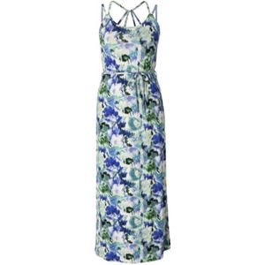 Yest gebloemde maxi jurk blauw,groen