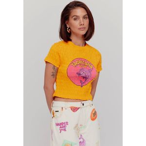 Harper & Yve X Tessa cropped top oranje