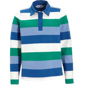 anytime rugby trui blauw/groen