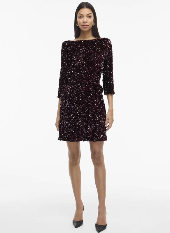 Mini-jurk met pailletten, model 'FAITH'