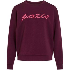 VILA sweater donkerrood