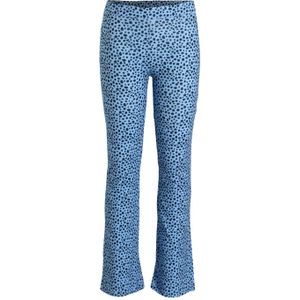 anytime flared broek met stippen print lila