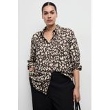 Mango blouse donkerbruin