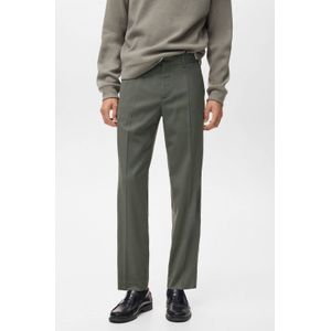 Mango Man regular chino donkergroen