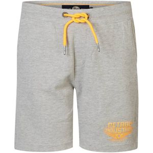 Petrol Industries sweatshort grijs/oranje