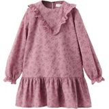 Mango Kids gebloemde blousejurk roze