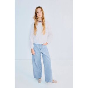 Hoog getailleerde Gemma jeans met strass-steentjes - Blauw - Maat 46