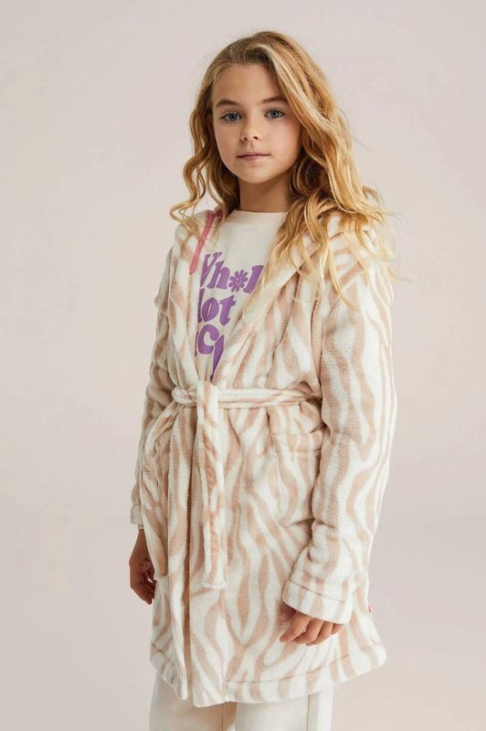 WE Fashion Badjas zebra print