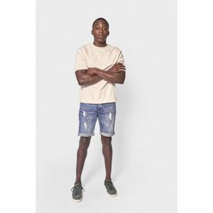 Redefined Rebel regular denim short blauw