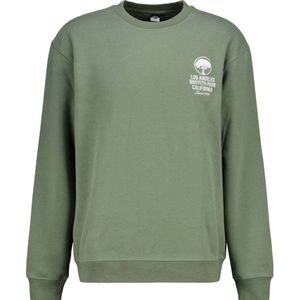 America Today sweater Stevie met backprint olive