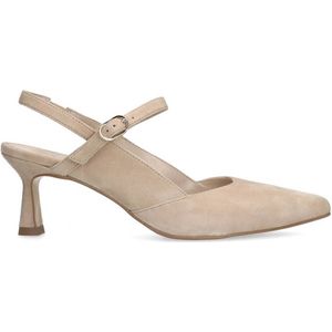 Manfield suède slingback pumps