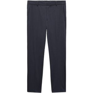 Mango Man regular fit pantalon marineblauw