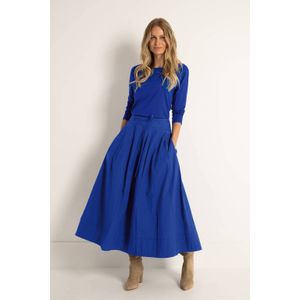 Claudia Sträter A-lijn rok blauw