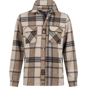 Life-Line - Paco - Overhemd - Bruin/beige/grijs