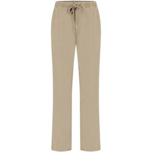 Circle of Trust cropped loose fit pantalon ESRA beige