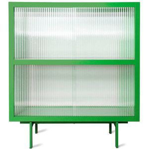 HKLIVING wandkast Cupboard Ribbed Glass