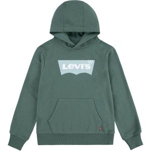 Levi's Kids hoodie BATWING met logo donkergroen
