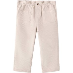 Mango Kids corduroy casual broek beige