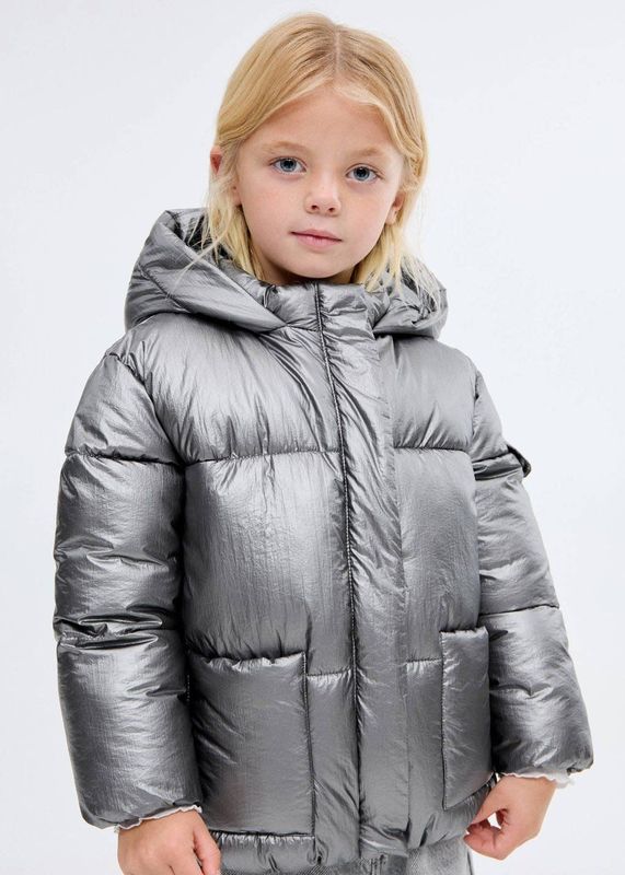 Mango Kids outdoor jas zilver