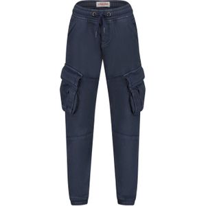 Vingino tapered fit cargobroek Carlos donkerblauw