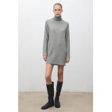 MANGO Gebreide jurk 'Taldote'  lichtgrijs